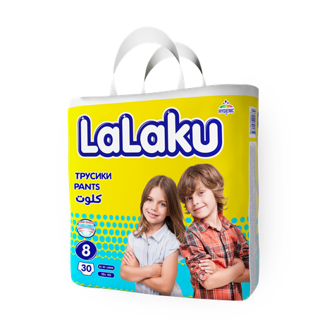 Подгузники-трусики Lalaku размер 8 20+ кг