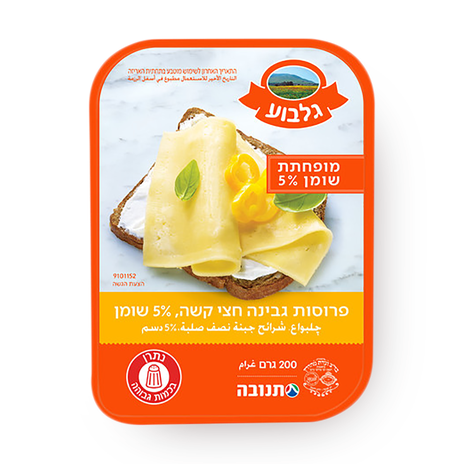 Gilboa Yellow cheese 5%