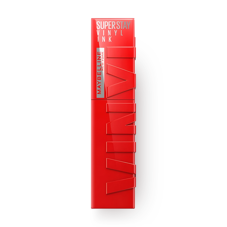 Помада жидкая глянцевая Maybelline Super Stay Vinyl Ink 25 Горячий красный