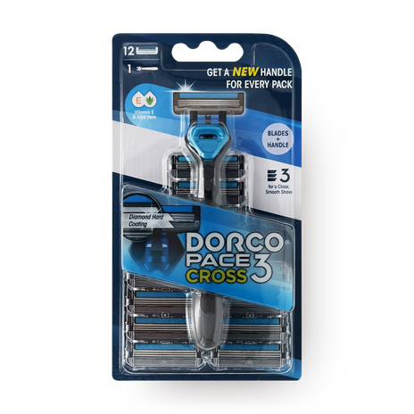 Станок для бритья одноразовый Dorco Pace Кросс 3