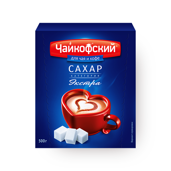 Сахар белый «Чайкофский» кусковой