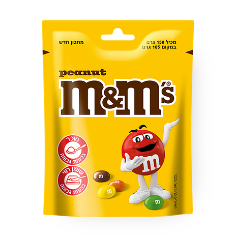 M&M's peanuts sharing size