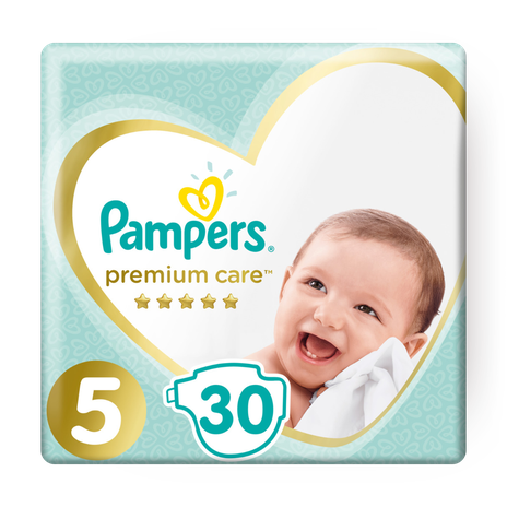 Pampers Premium Care diapers, size 5