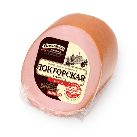 Колбаса Докторская «Егорьевская» варёная