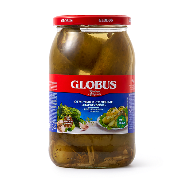 Огурцы солёные Старорусские Globus