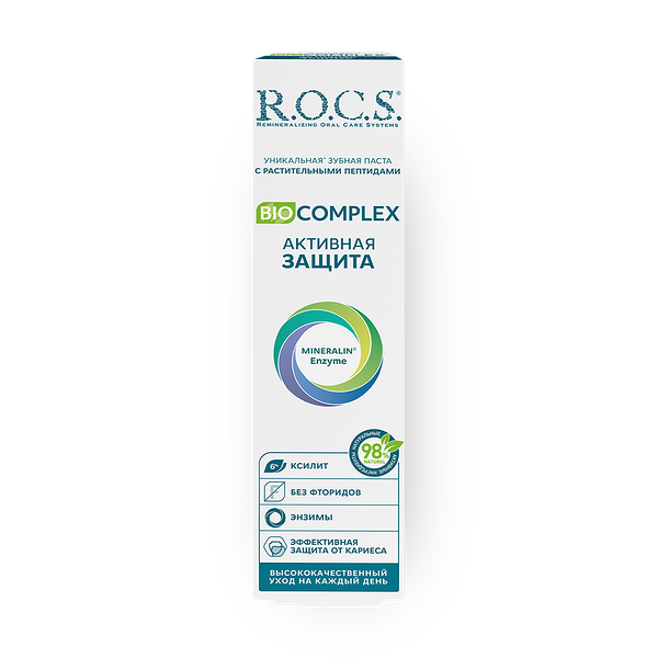 Зубная паста R.O.C.S. Biocomplex Активная защита
