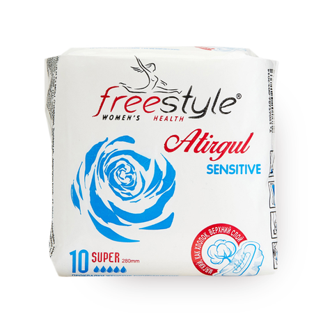 Прокладки женские гигиенические Free Style Atirgul Sensitive super
