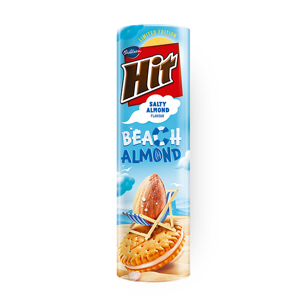 Печенье-сэндвич Bahlsen Hit Salty Almond