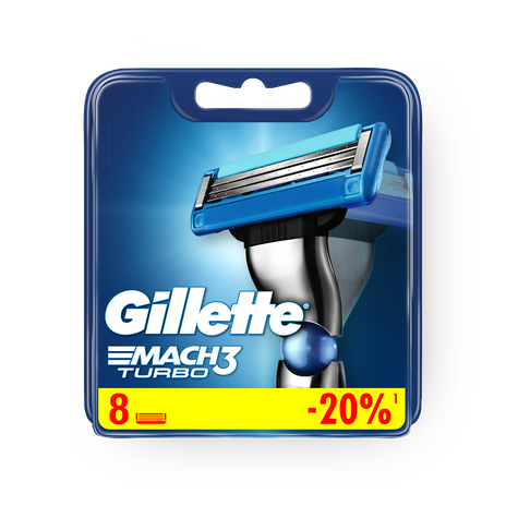 Кассеты Gillette Mach 3 Turbo