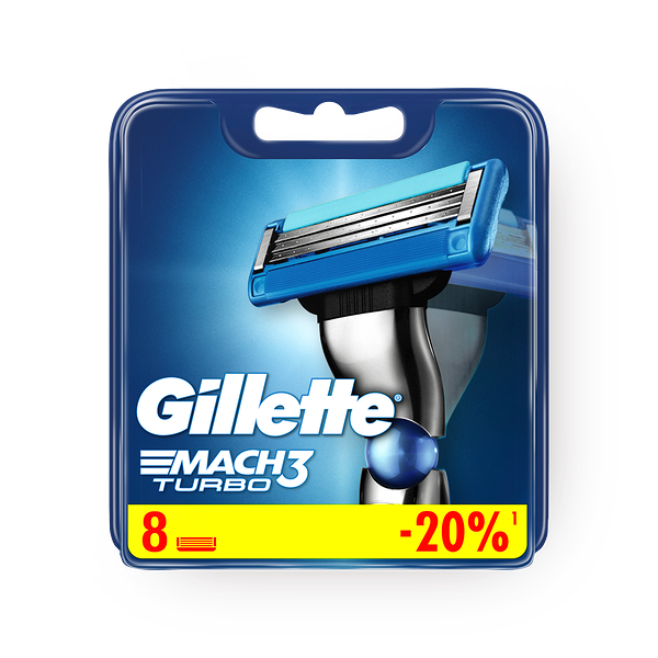 Кассеты Gillette Mach 3 Turbo