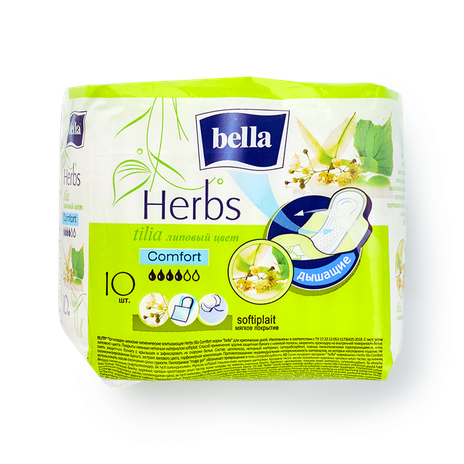 Прокладки гигиенические Bella Herbs tilia Comfort липовый цвет