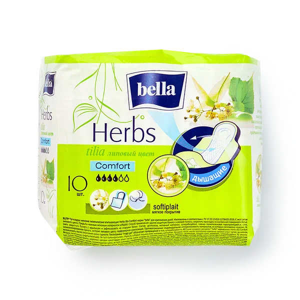 Прокладки гигиенические Bella Herbs tilia Comfort липовый цвет