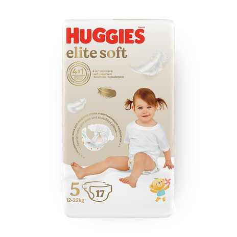 Подгузники Huggies Elit Soft 5 12-22Кг