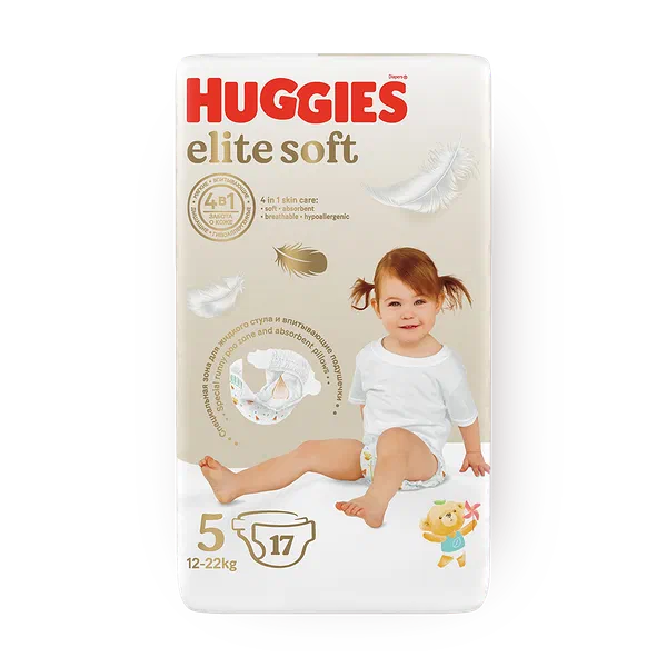 Подгузники Huggies Elit Soft 5 12-22Кг