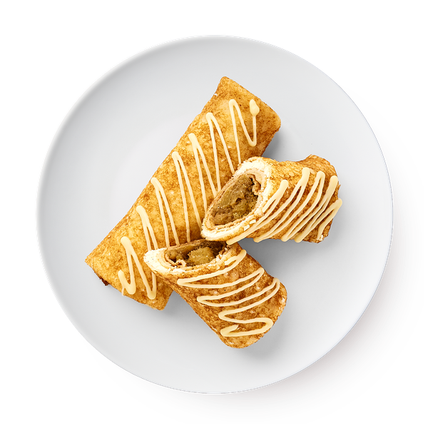 Блины с яблоком и белым шоколадом Damdala