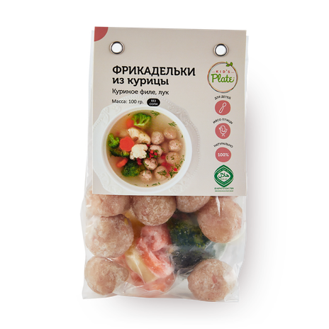 Фрикадельки из курицы Kid's Plate замороженные