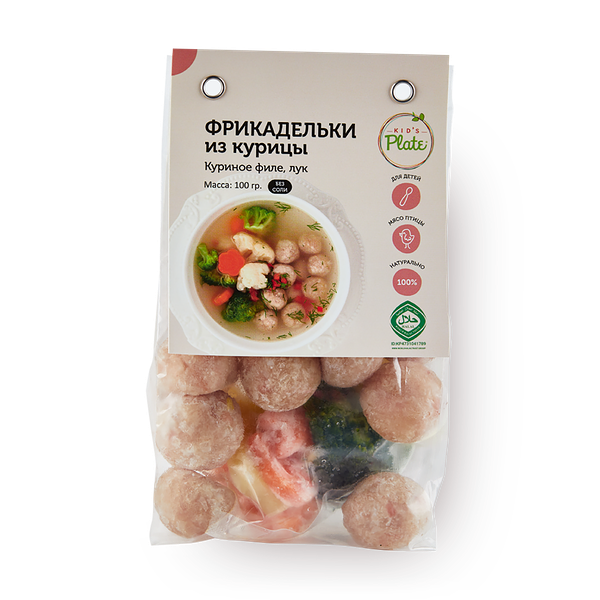 Фрикадельки из курицы Kid's Plate замороженные