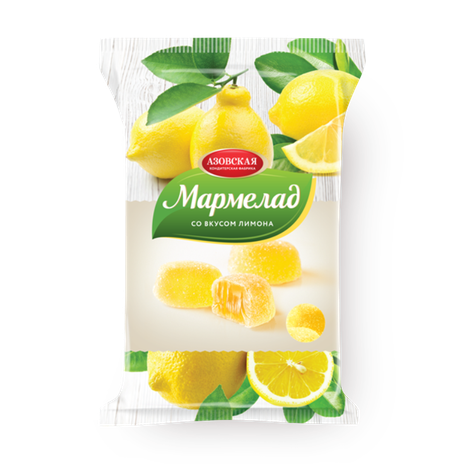 Мармелад желейный «Азовская КФ» со вкусом лимона
