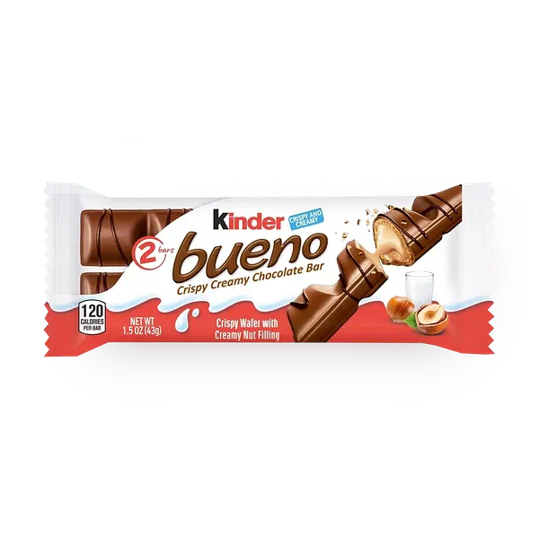 Вафли Kinder Bueno в молочном шоколаде