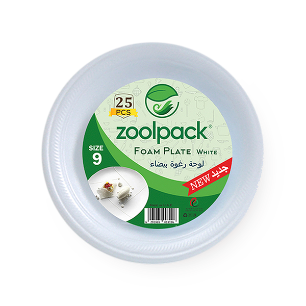 Тарелка из пенопласта Zoolpack 9 дюймов