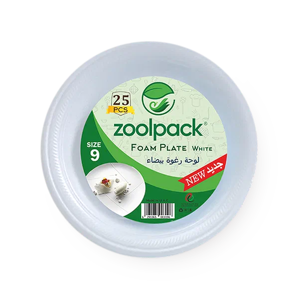 Тарелка из пенопласта Zoolpack 9 дюймов