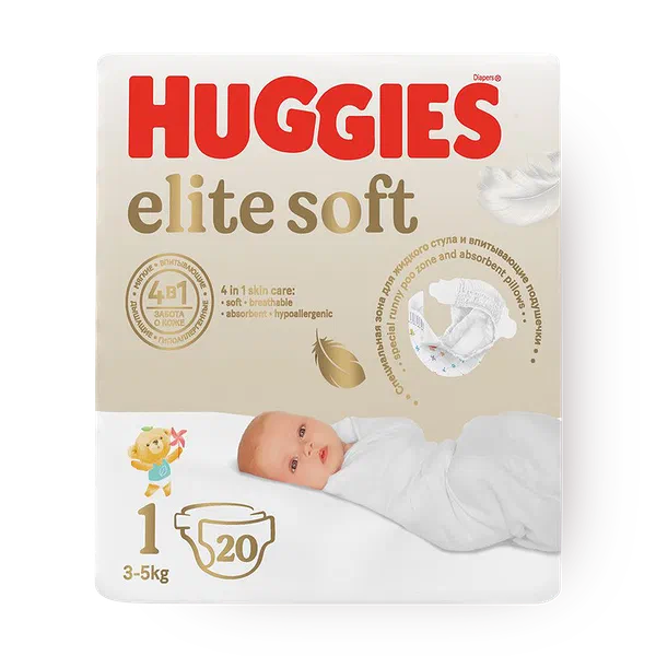Подгузники Huggies Elite Soft №1