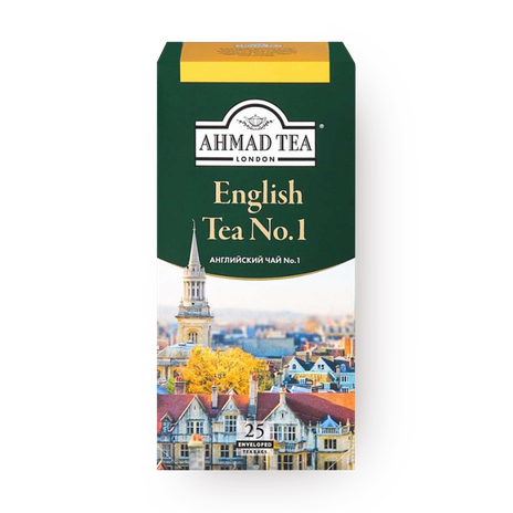 Чай чёрный English Tea No. 1 Ahmad Tea в пакетиках