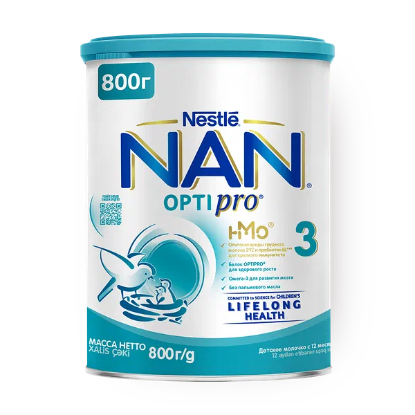 Смесь молочная сухая Nan Optipro Nestle 3 с 12 месяцев