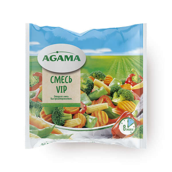 Смесь овощная VIP Agama замороженная