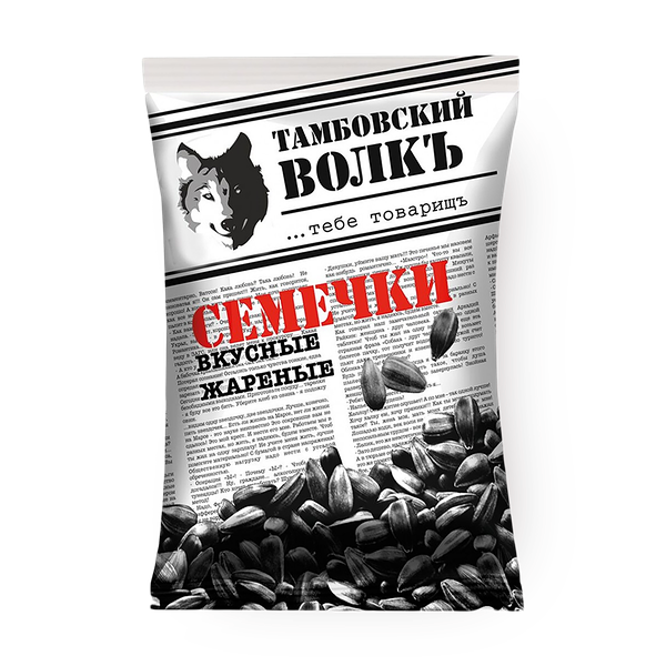 Семечки жареные «Тамбовский волкъ» Gestreift
