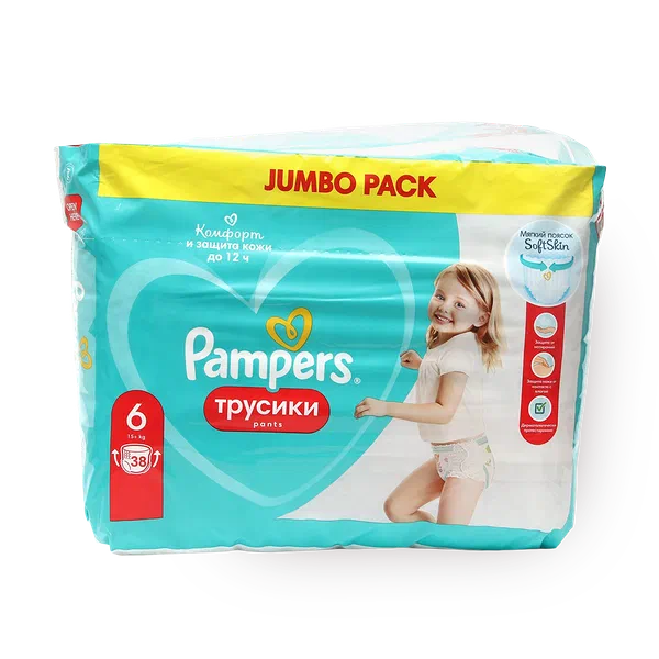 Подгузники-трусики Pampers Pants 6 15+ кг