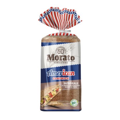 Morato Bread with Wholemeal Flour for an American-Style Sandwich
