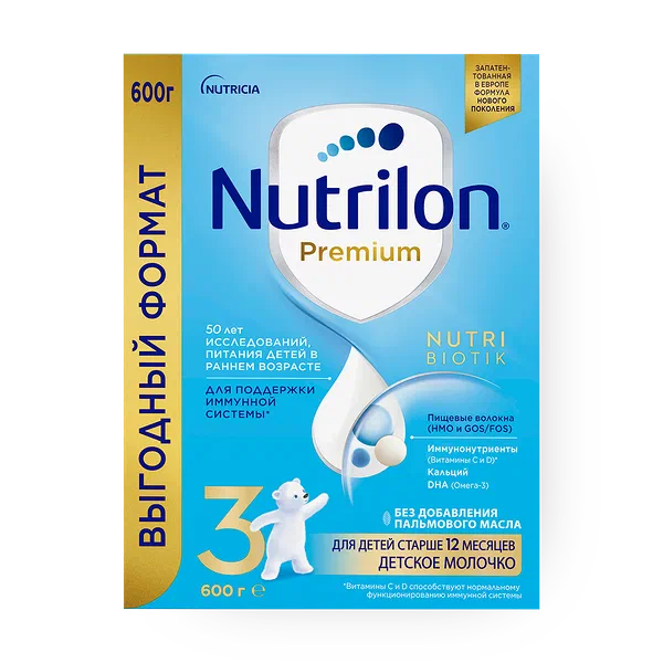 Смесь молочная Nutrilon Premium 3 12+ мес