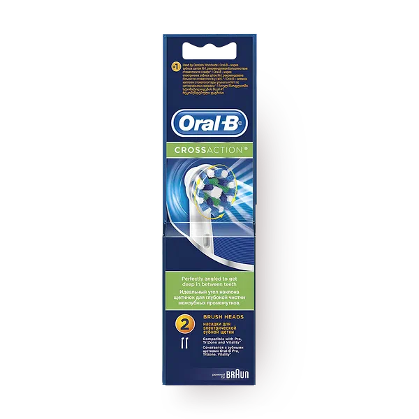Насадки для электрической зубной щётки Oral-B Cross Action EB50RX