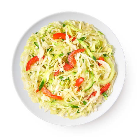 Салат с капустой, сладким перцем и огурцом Монастырский