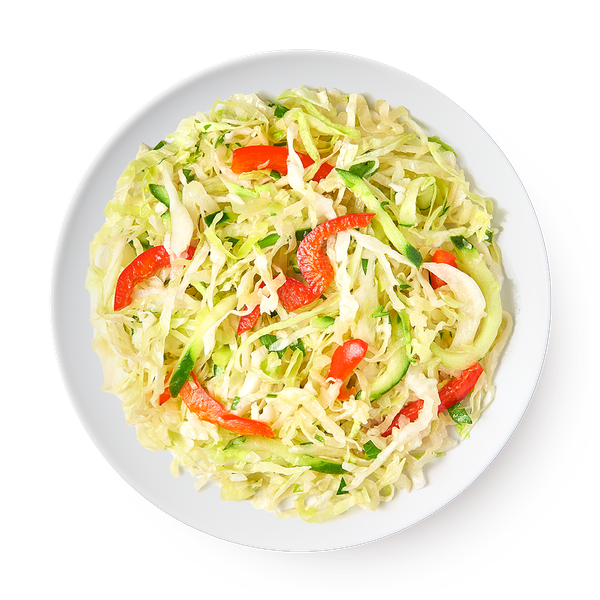 Салат с капустой, сладким перцем и огурцом Монастырский