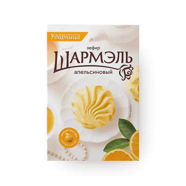 Пастила ванильная «Шармэль», 221 г — купить с доставкой из Яндекс Лавки