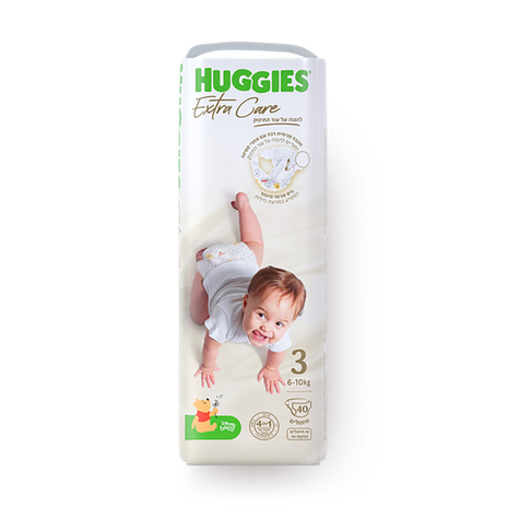 ‎Huggies Extra Care Size 3