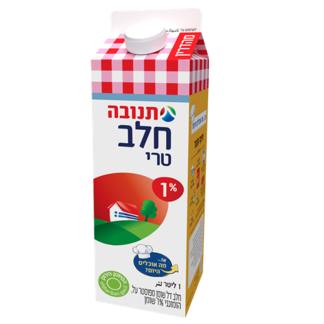 חלב תנובה טרי 1% - מחיר בפיקוח ממשלתי