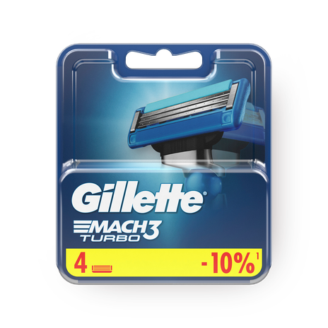 Кассеты для станка Gillette Mach-3 Turbo