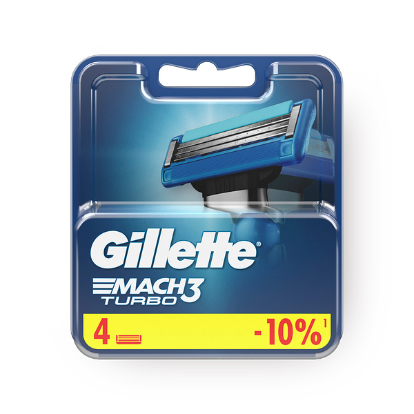 Кассеты для станка Gillette Mach-3 Turbo