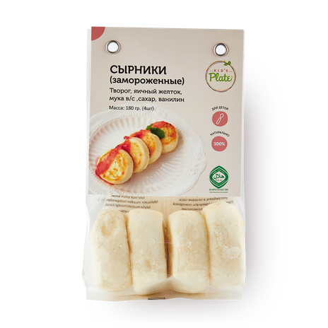 Сырники Kid's Plate замороженные 4 шт