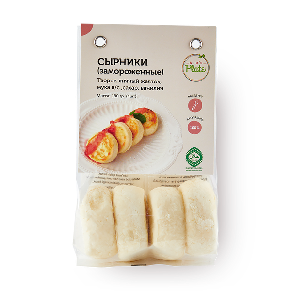 Сырники Kid's Plate замороженные 4 шт