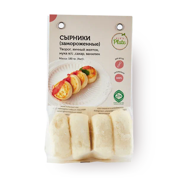 Сырники Kid's Plate замороженные 4 шт