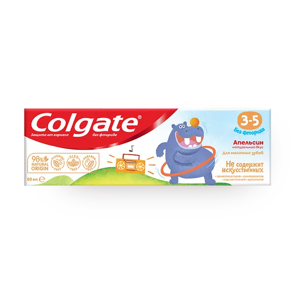 Зубная паста для молочных зубов Colgate апельсин