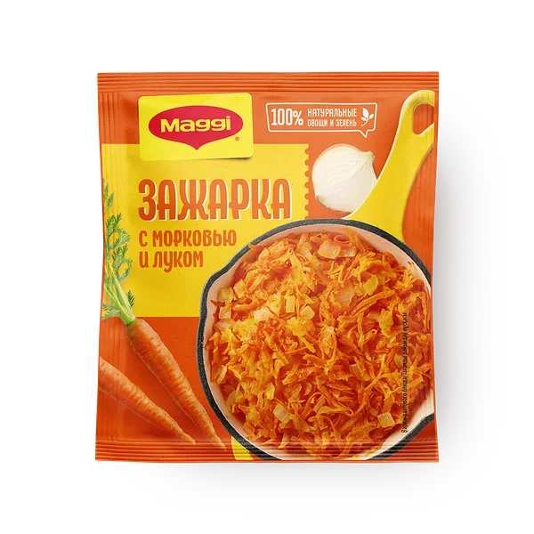 Зажарка Maggi с морковью и луком