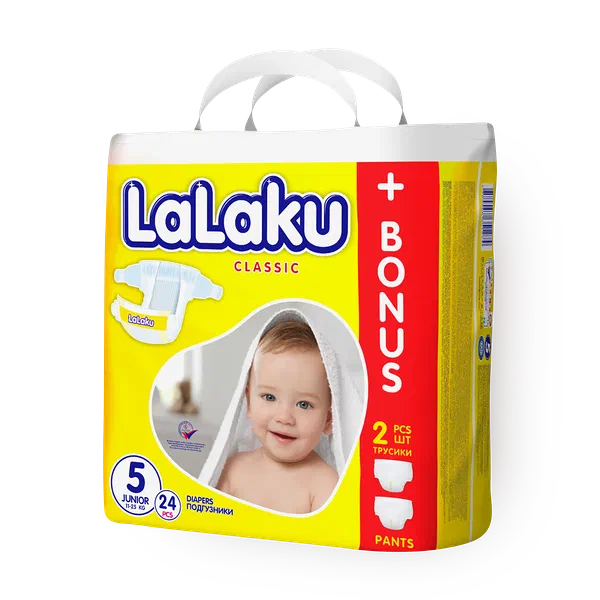 Подгузники Lalaku Giga мини размер 5 11-25 кг