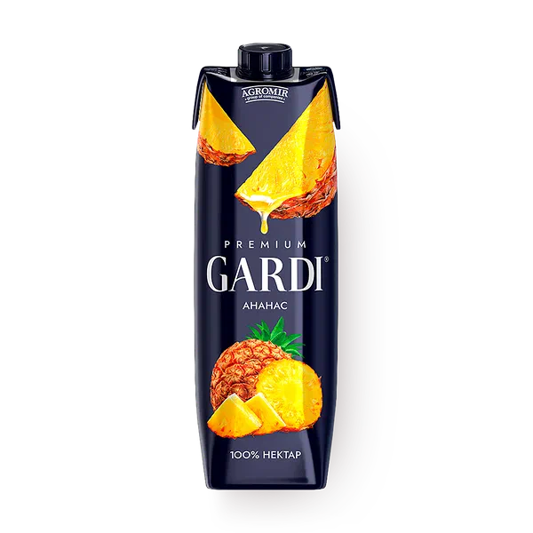 Нектар Ананас Gardi с добавлением яблока и винограда