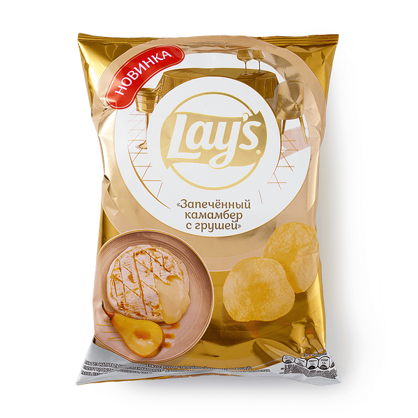 Чипсы Lay's запечён­ный камам­бер с грушей