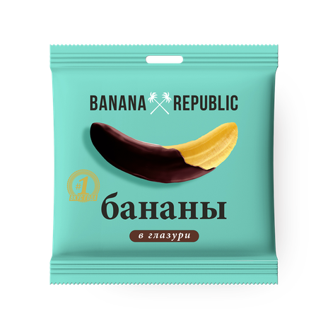 Бананы сушёные Banana Republic в глазури